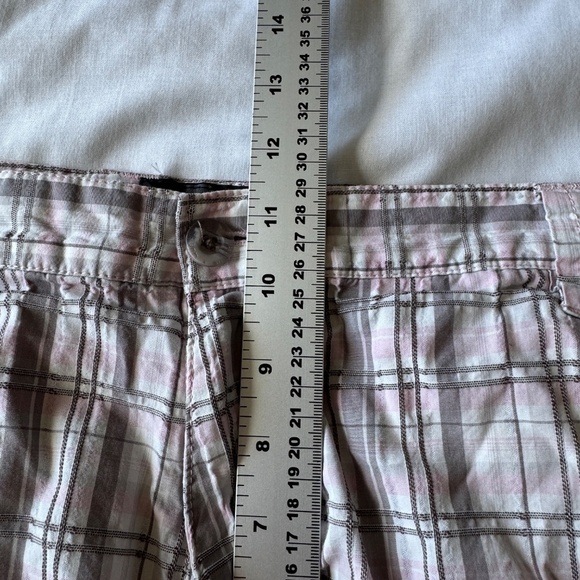 Quagmire Golf Men's Plaid Chino Golf Shorts‎ Pink/Gray 34 Preppy Country Club - Picture 12 of 16